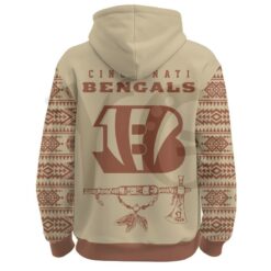 Cincinnati Bengals Native American Heritage Month Special Edition Hoodie 3