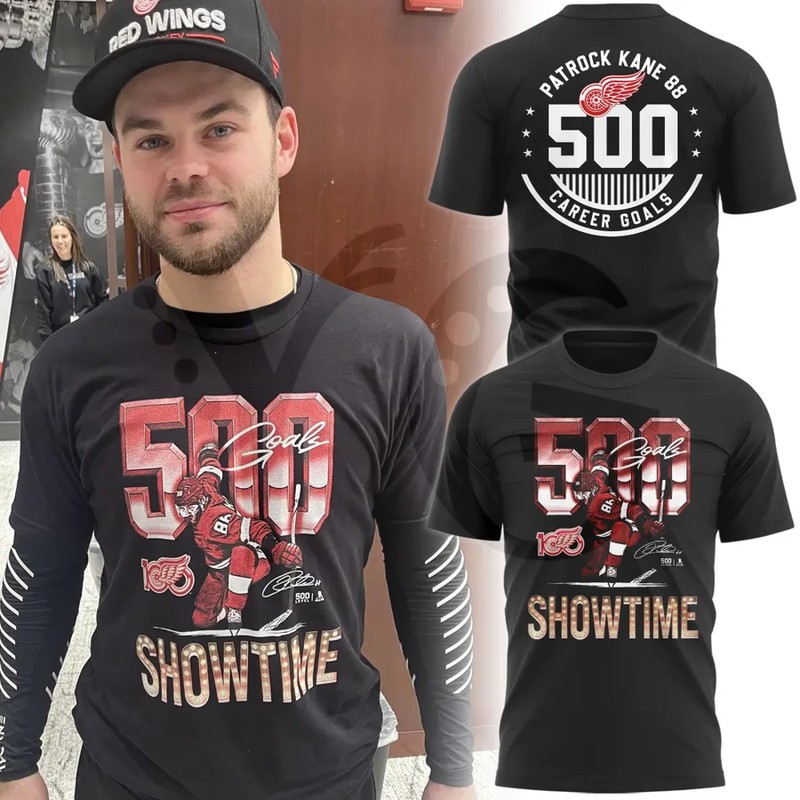 Detroit Red Wings 500 Level Kane 500th Goal Shirt Collection Detroit Red Wings 500 Level Kane 500th Goal Shirt Collection