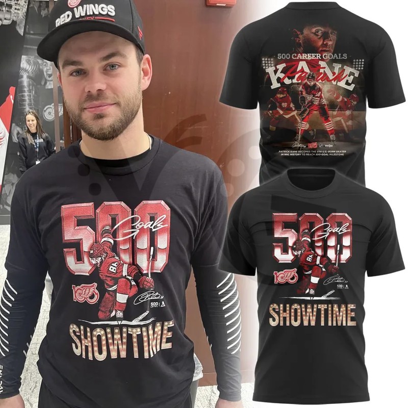 Detroit Red Wings 500 Level Kane 500th Goal Shirt Collection Detroit Red Wings 500 Level Kane 500th Goal Shirt Collection