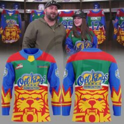Edmonton Oil Kings Fan Designed Classic Limited Edition Hockey Jersey