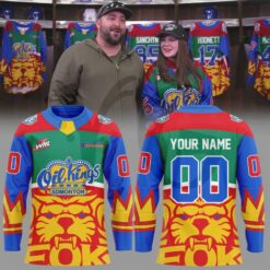 Edmonton Oil Kings Fan Designed Classic Limited Edition Hockey Jersey