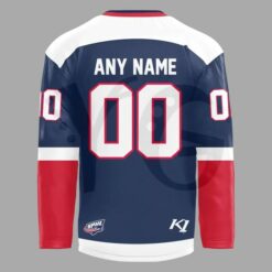 Evansville Thunderbolts 2026 Uniform Hockey Jersey 3