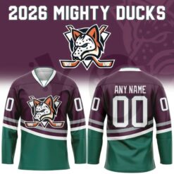 Fayetteville Marksmen 2026 Mighty Ducks Night Hockey Jersey Fayetteville Marksmen 2026 Mighty Ducks Night Hockey Jersey