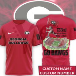 Georgia Bulldogs 133rd Anniversary T-Shirt