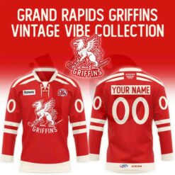 Grand Rapids Griffins Vintage Vibe Limited Edition Hockey Jersey