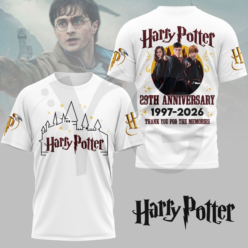 Harry Potter 29th Anniversary T-Shirt Harry Potter 29th Anniversary T-Shirt