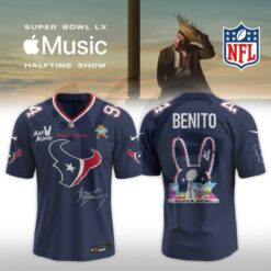 Houston Texans Bad Bunny 2026 Super Bowl LX Customized Jersey