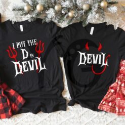 I Put The D In Devil Matching Couples Tees