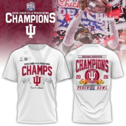 Indiana Hoosiers Peach Bowl Champions Merch Collection Indiana Hoosiers Peach Bowl Champions Merch Collection