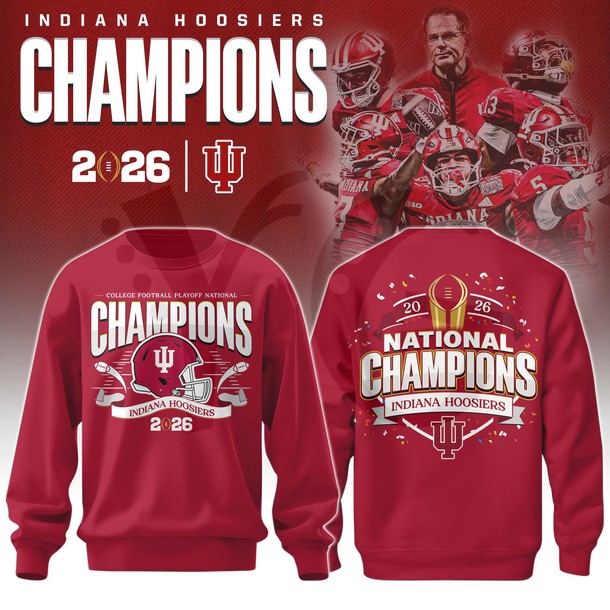 Indiana Hoosiers 2026 CFP Champions Merch Indiana Hoosiers 2026 CFP Champions Merch