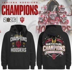 Indiana Hoosiers 2026 CFP Nationals Champions Black Collection 3