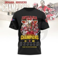 Indiana Hoosiers Football 2026 CFP National Champions Merch Collection