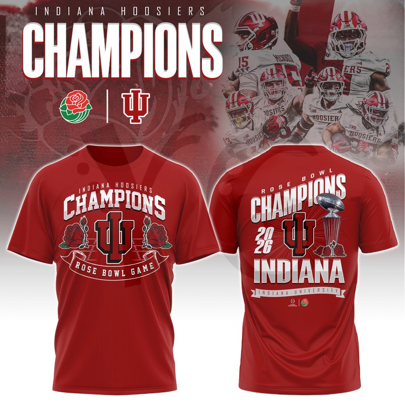 Indiana Hoosiers Rose Bowl Champions Shirt Collection Indiana Hoosiers Rose Bowl Champions Shirt Collection