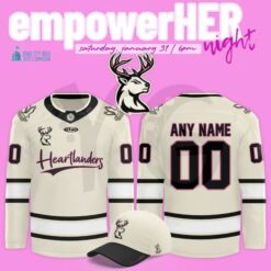 Iowa Heartlanders EmpowerHer Special Edition Hockey Jersey
