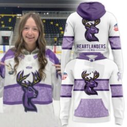 Iowa Heartlanders Stick It To Cancer Special Hoodie Iowa Heartlanders Stick It To Cancer Special Hoodie