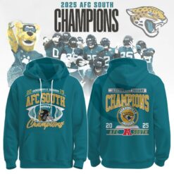 Jacksonville Jaguars 2025 AFC South Champions Clothing Collection 3