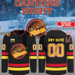 Kalamazoo Wings Canucks Night Limited Edition Hockey Jersey