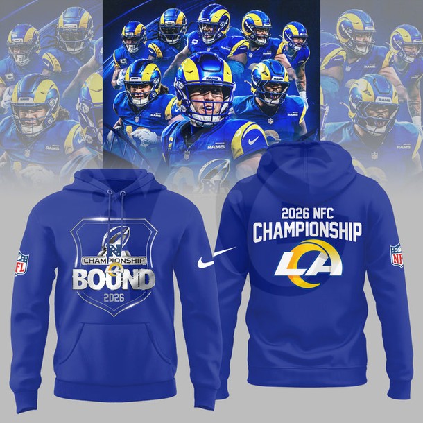 Los Angeles Rams 2026 Championship BOUND Limited Edition Hoodie Los Angeles Rams 2026 Championship BOUND Limited Edition Hoodie