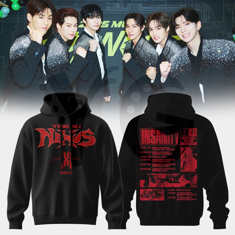 MONSTA X World Tour THE X NEXUS Limited Edition Hoodie MONSTA X World Tour THE X NEXUS Limited Edition Hoodie
