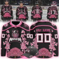 Macon Mayhem Cherry Blossom Limited Edition Hockey Jersey