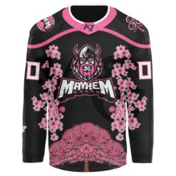 Macon Mayhem Cherry Blossom Limited Edition Hockey Jersey