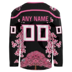 Macon Mayhem Cherry Blossom Limited Edition Hockey Jersey 3