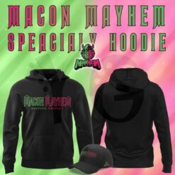 Macon Mayhem Wicked Night Black Hoodie