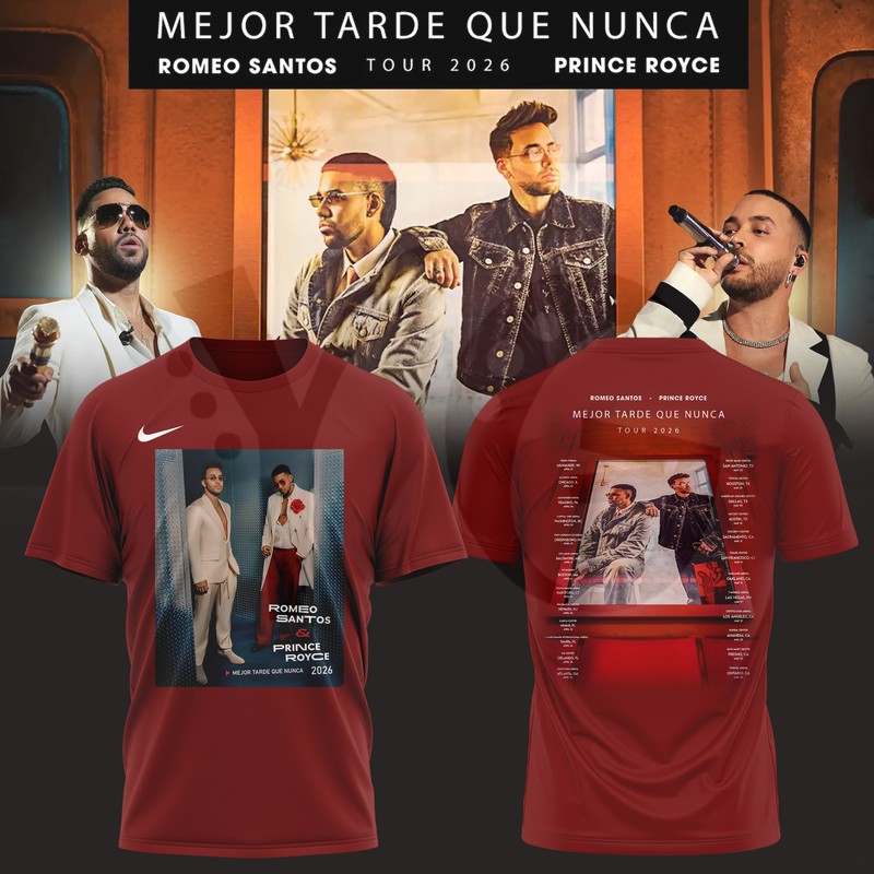Mejor Tarde Que Nunca Tour 2026 Merch Collection Mejor Tarde Que Nunca Tour 2026 Merch Collection