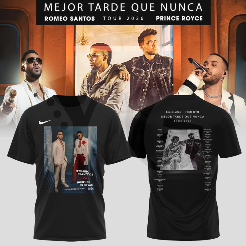 Mejor Tarde Que Nunca Tour 2026 Merch Collection Mejor Tarde Que Nunca Tour 2026 Merch Collection