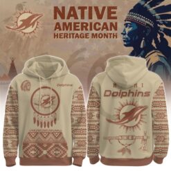 Miami Dolphins Native American Heritage Month Special Edition Hoodie Miami Dolphins Native American Heritage Month Special Edition Hoodie