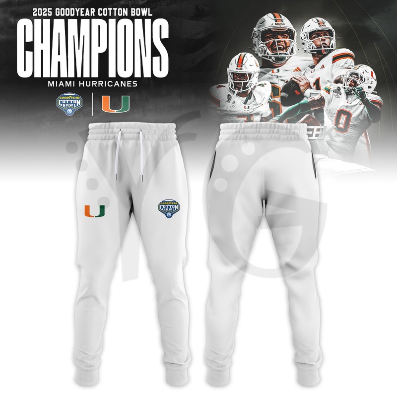 Miami Hurricanes College Football Playoff 2025 Cotton Bowl Champions Hoodie Miami Hurricanes College Football Playoff 2025 Cotton Bowl Champions Hoodie