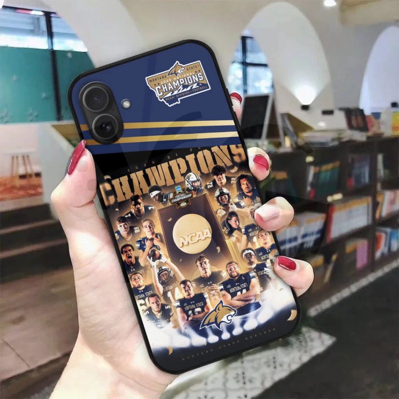 Montana State Bobcats NCAA Division I Football Champions Phone Case Montana State Bobcats NCAA Division I Football Champions Phone Case