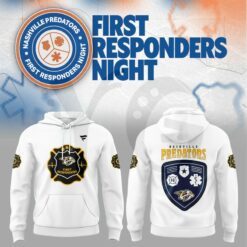Nashville Predators First Responders Night Hoodie
