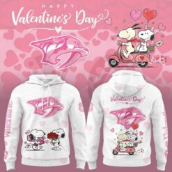 Nashville Predators x Peanuts Happy Valentine Day Merch Collection