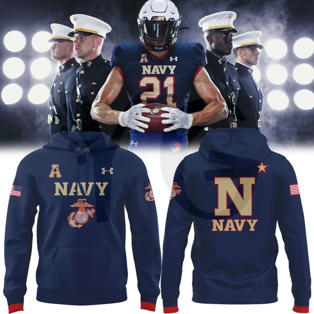 Navy Football Marines 250 Years Celebration Merch Collection Navy Football Marines 250 Years Celebration Merch Collection