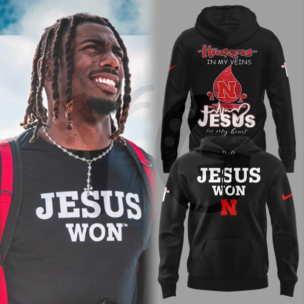 Nebraska Huskers Jesus Won Limited Edition Merchandise Nebraska Huskers Jesus Won Limited Edition Merchandise