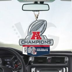 New England Patriots 2025 AFC Champions Limited Edition Ornament 3