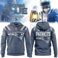 New England Patriots 2025 Rivalries NorEaster Storm Blue Shirt Collection 3