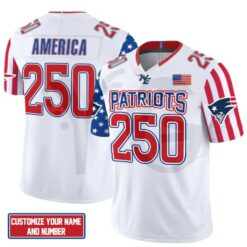 New England Patriots America250 Limited Edition Football Jersey