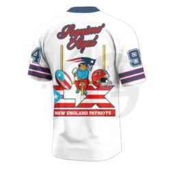 New England Patriots Benito Bowl LX Limited Edition Football Jersey 3