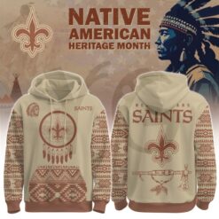 New Orleans Saints Native American Heritage Month Special Edition Hoodie New Orleans Saints Native American Heritage Month Special Edition Hoodie