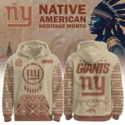 New York Giants Native American Heritage Month Special Edition Hoodie New York Giants Native American Heritage Month Special Edition Hoodie