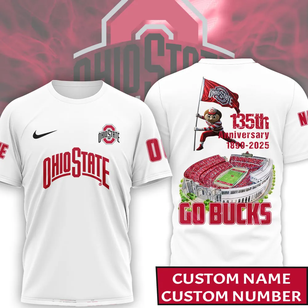 Ohio State Buckeyes 135th Anniversary T-Shirt Ohio State Buckeyes 135th Anniversary T-Shirt