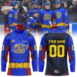 Oil Kings Superhero Uniform Limited Edition Hockey Jersey