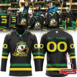 Oregon Ducks 2026 PFP Bend Outdoor Classic Hockey Jersey