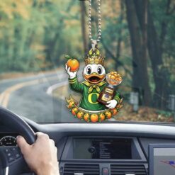 Oregon Ducks Football 2026 Orange Bowl Champions Car Ornament