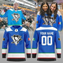 Penguins Italian Heritage 2026 Special Edition Hockey Jersey Penguins Italian Heritage 2026 Special Edition Hockey Jersey