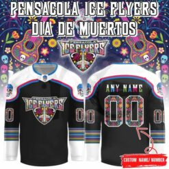 Pensacola Ice Flyers Dia De Muertos Limited Edition Hockey Jersey