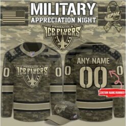 Pensacola Ice Flyers Military Appreciation Limited Edition Hockey Jersey