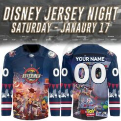 Peoria Rivermen Disney Jersey Night Limited Edition Hockey Jersey